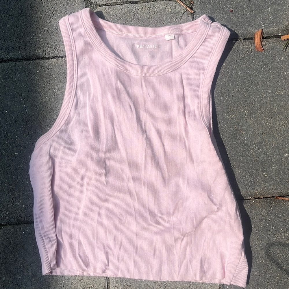 Pacsun pink crop top and no sleeve 5 for shipping